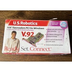 US Robotics 56k Faxmodem PCI For Windows (V.92) Model: USR5699B*NEW SEAL IN BOX!